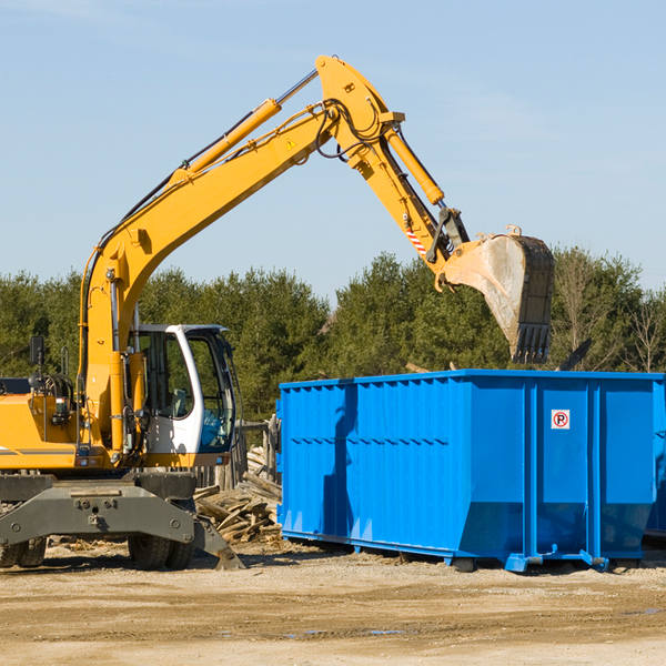 what are the rental fees for a residential dumpster in Northfield